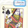 Flash Paper Playing Card - Queen of Spades (5pk) Flash Paper Playing Card - Queen of Spades (5pk)
