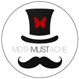 Flying Mustache - Movember Moth